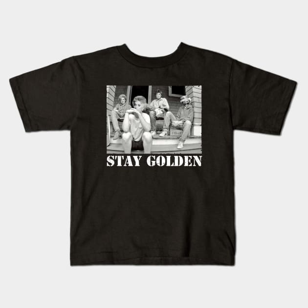 Stay Gold - Golden Girls Kids T-Shirt by Gio's art